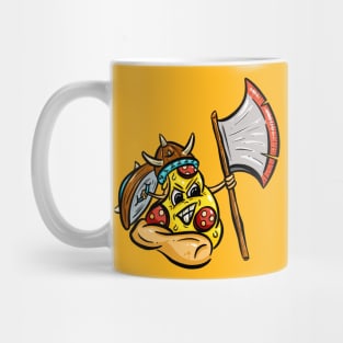 Warrior Viking Pizza Character Pepperoni Axe Gaul Mug